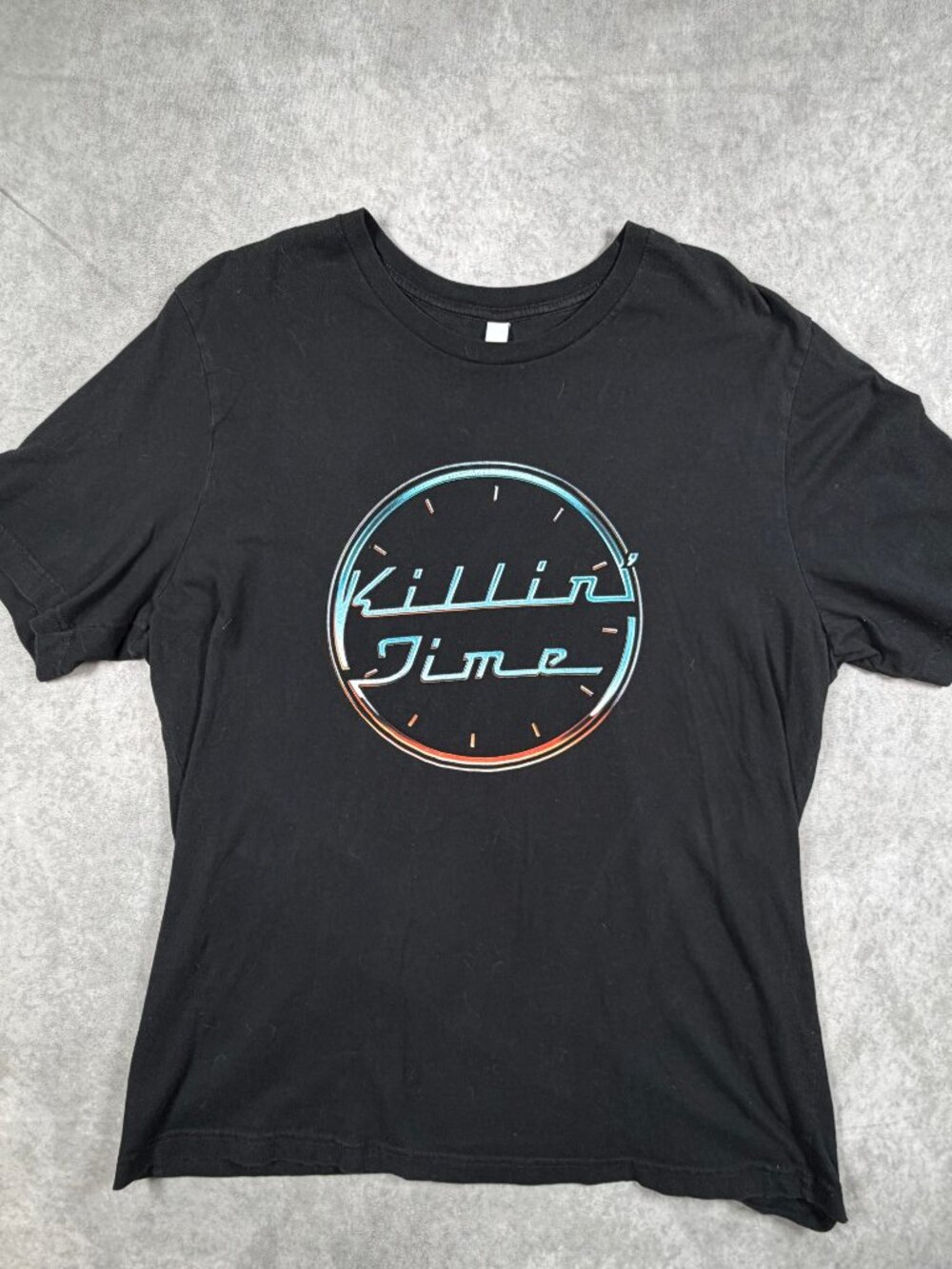 Clint Black Killin Time T Shirt Mens 2XL Black Country Music 100% Cotton
